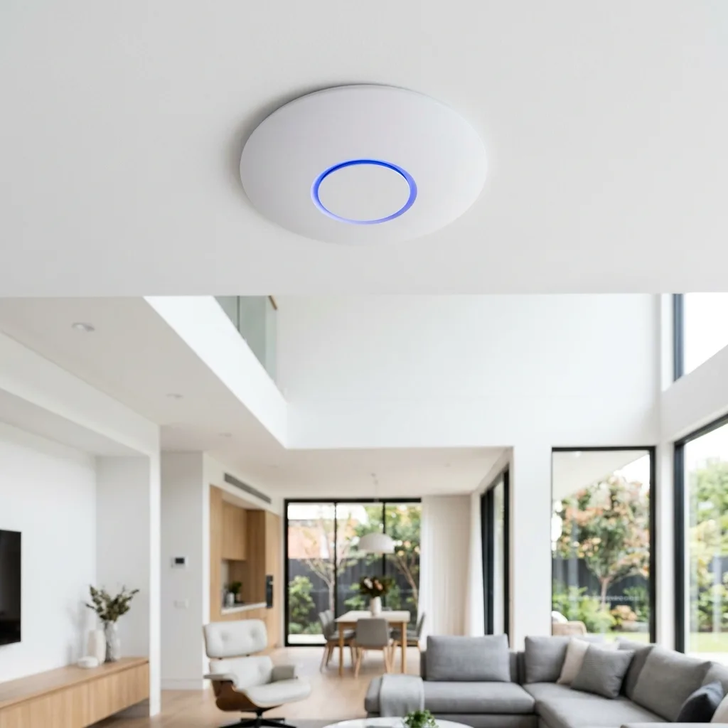 Distributed Wireless Access Point Node on Ceiling